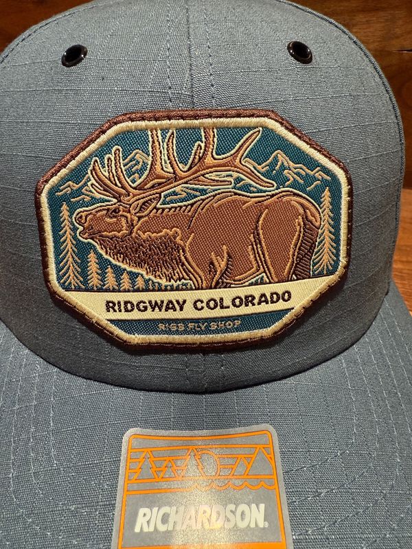 Underwood Elk - Ridgway Colorado Hat 931 - Koosah Mallard Blue