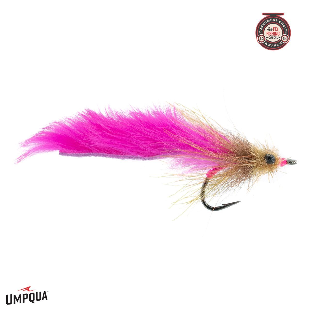 Umpqua's Chewy's Tarponator - Pink/Tan - 2/0