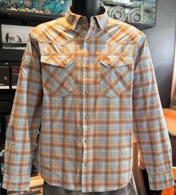 RIGS Logo Simms Men's Brackett LS Shirt
