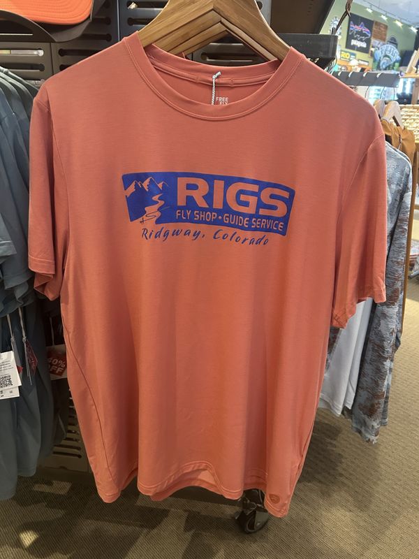 RIGS Logo Free Fly Men's Elevate Lightweight  Tee