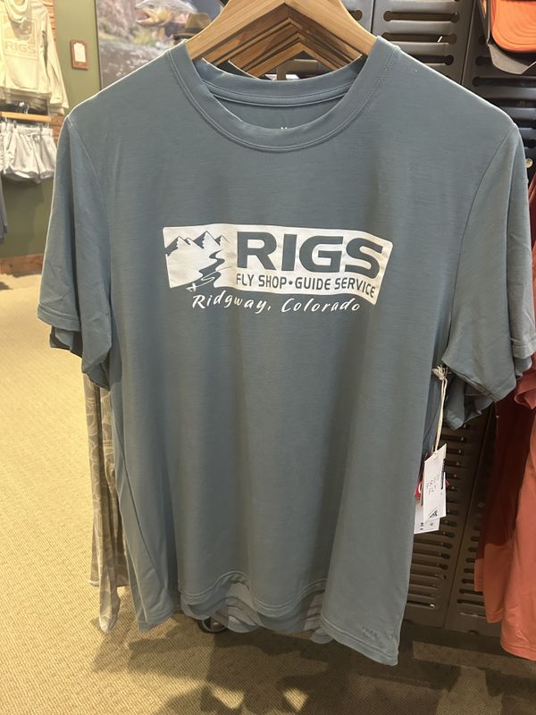 RIGS Logo Free Fly Men's Elevate Lightweight  Tee