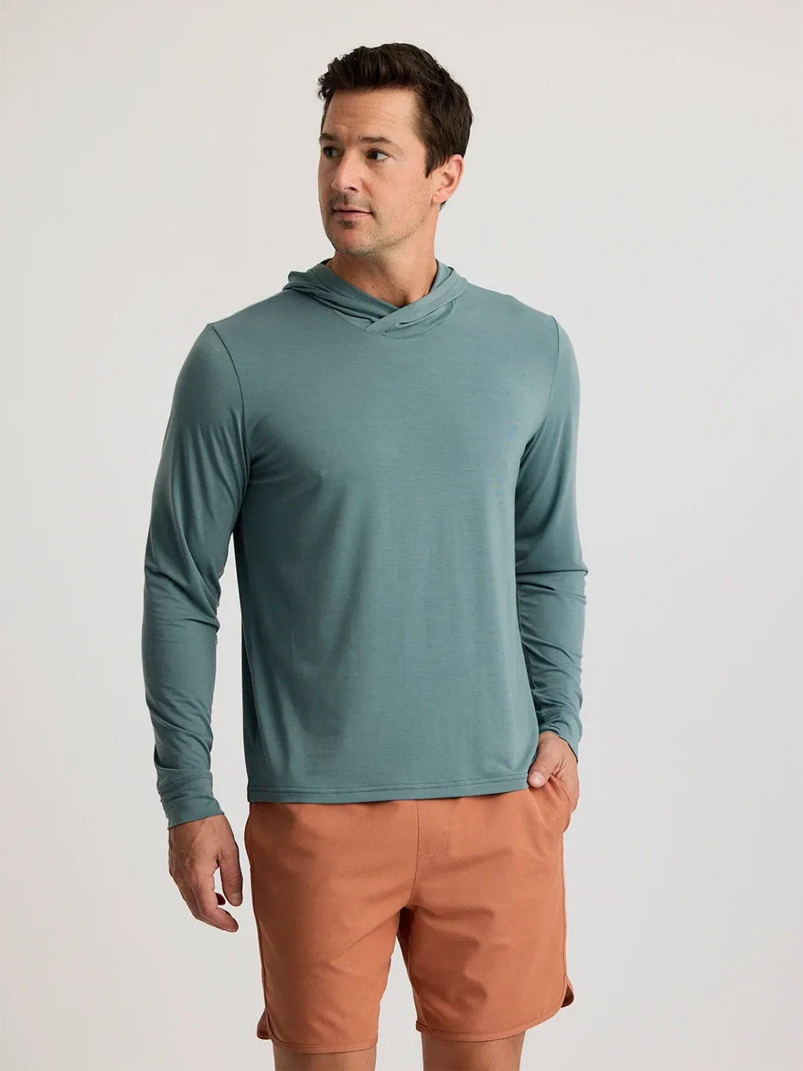 RIGS Logo Free Fly Men's Elevate Lightweight Hoodie