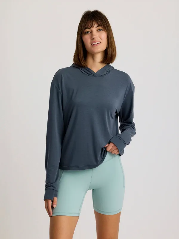 RIGS Logo Free Fly Women's Elevate Lightweight Hoodie