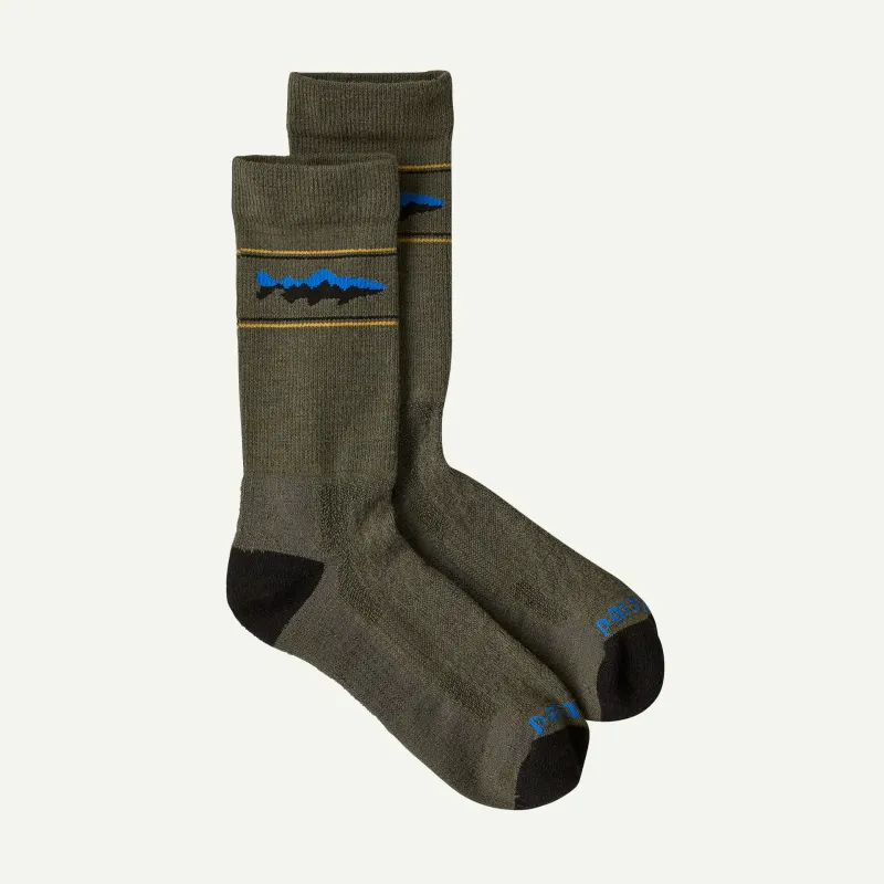 Patagonia Light Weight Merino Performance Wool Blend Crew Socks Patagonia Light Weight Merino Performance Wool Blend Crew Socks