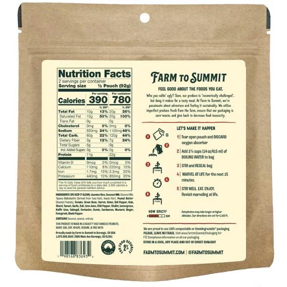 Farm To Summit Thai Red Curry