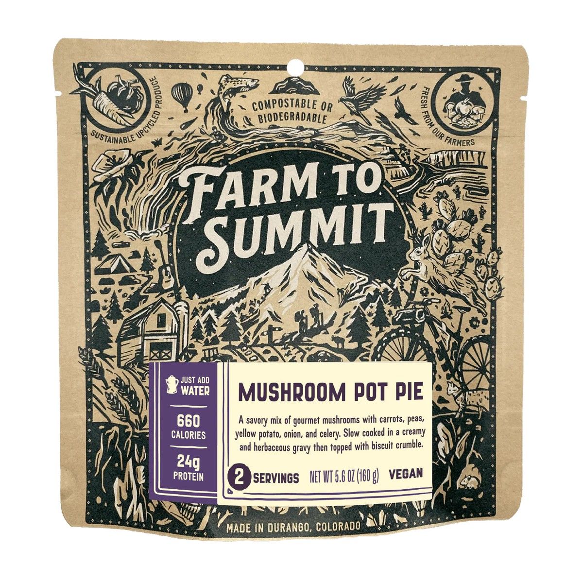 Farm To Summit Wild Mushroom Pot Pie Farm To Summit Wild Mushroom Pot Pie