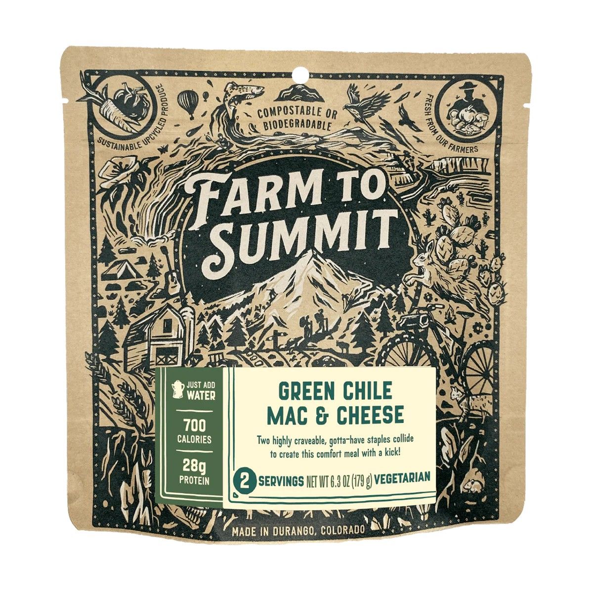 Farm To Summit Green Chile Mac & Cheese Farm To Summit Green Chile Mac & Cheese