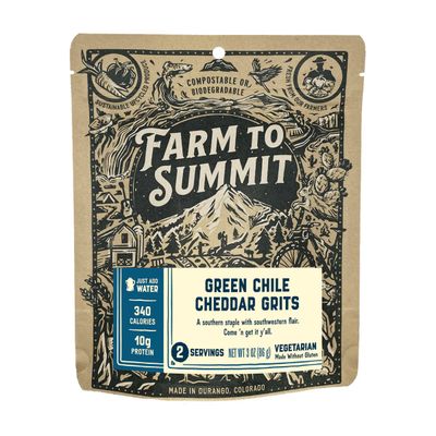 Farm To Summit Green Chile Cheddar Grits