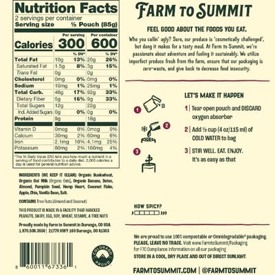 Farm To Summit Buckwheat Granola With Oat Milk