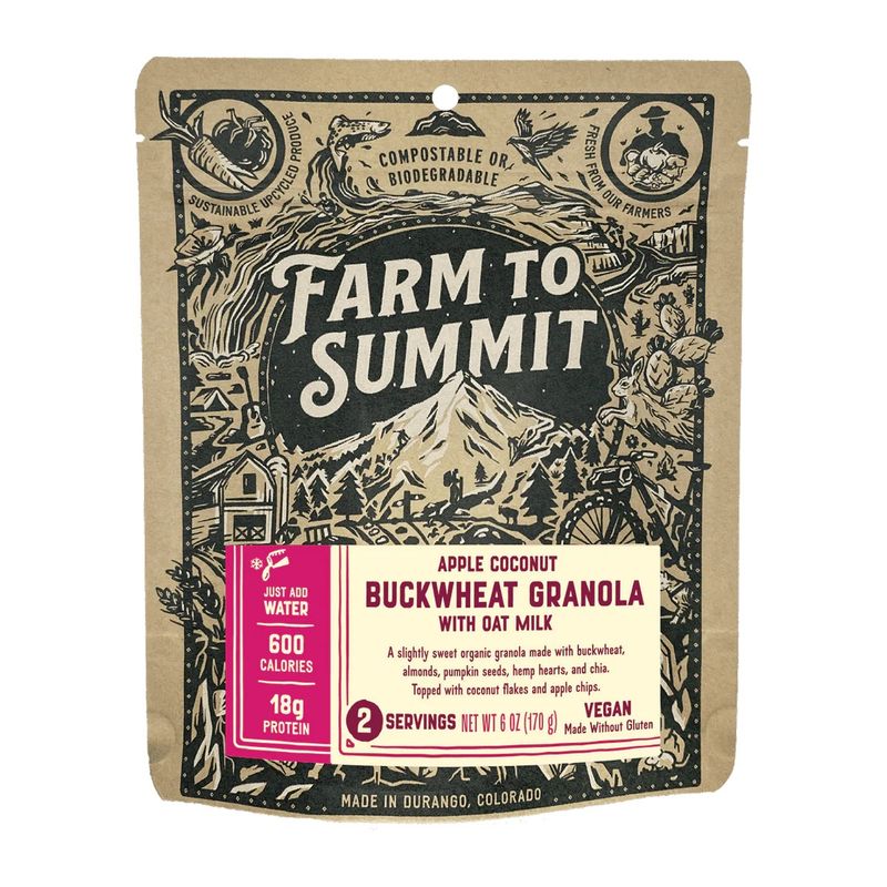 Farm To Summit Buckwheat Granola With Oat Milk