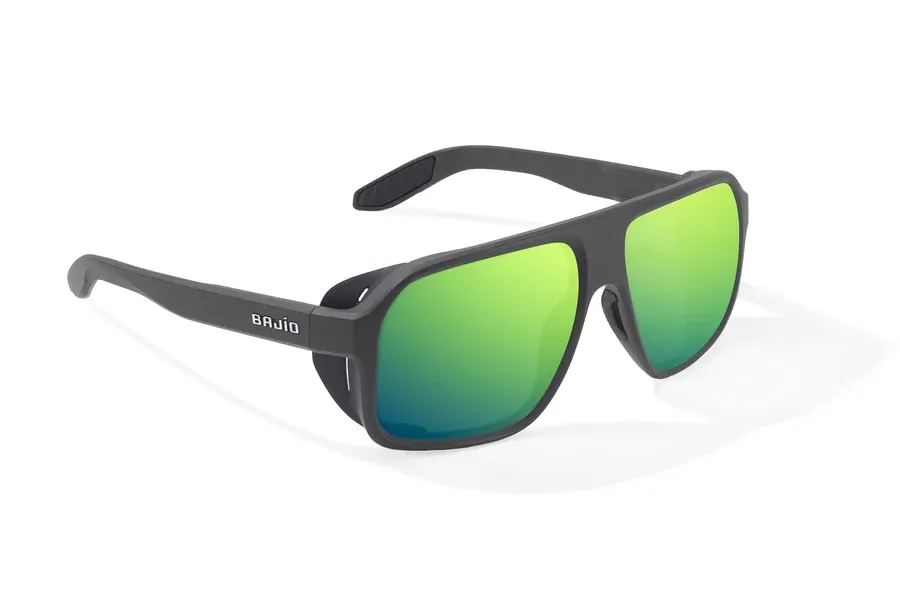 Bajio Cocho, Color: - Graphite Black Matte, Size: - Green Mirror