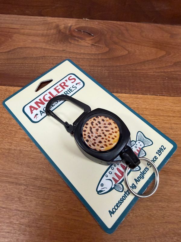 Boomerang Trout Skin Mid Size Zinger with Carabiner Boomerang Trout Skin Mid Size Zinger with Carabiner