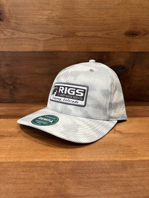 RIGS Logo Rempa Hat Grey Camo Dots