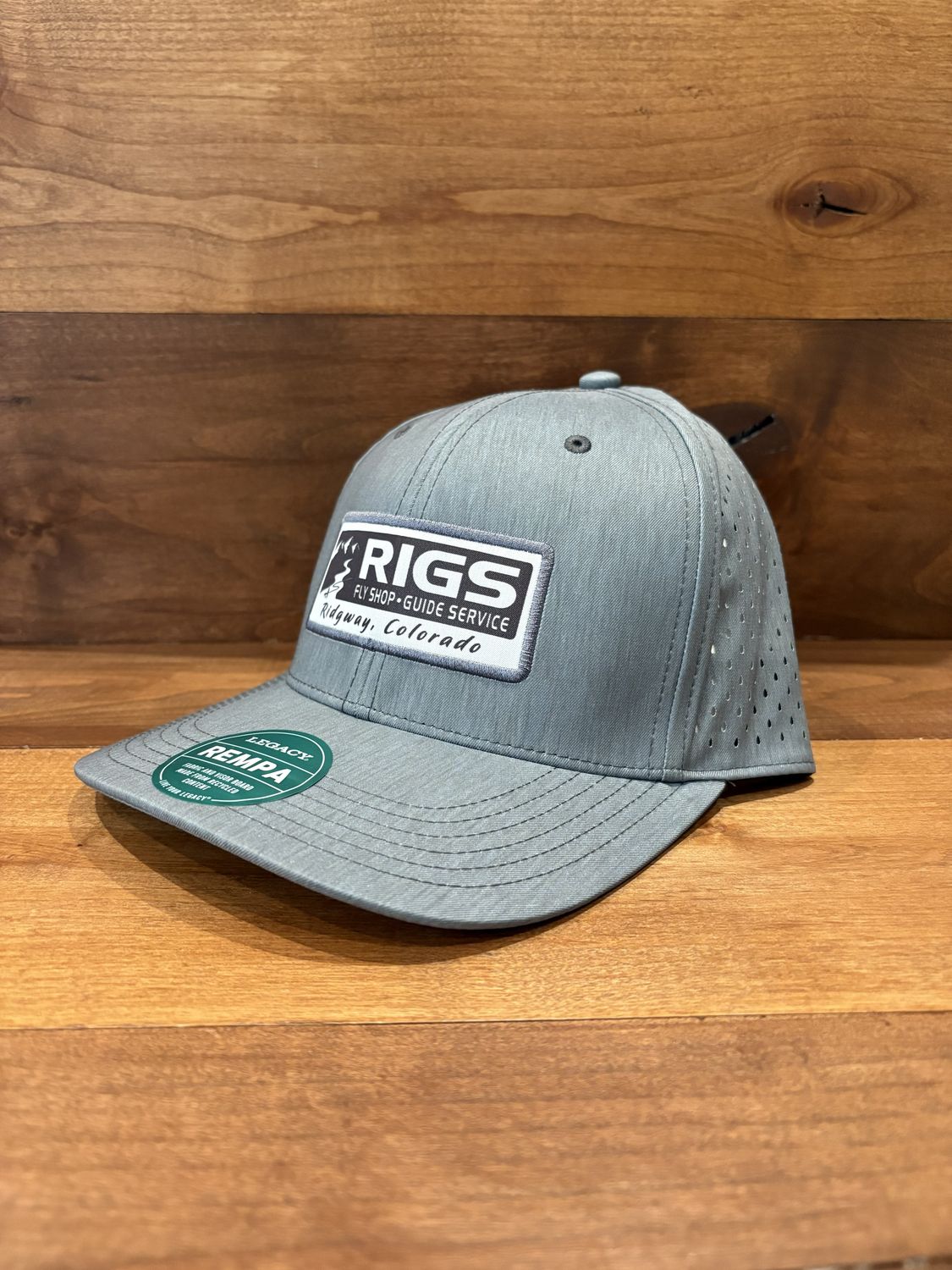 RIGS Logo Rempa Hat Grey