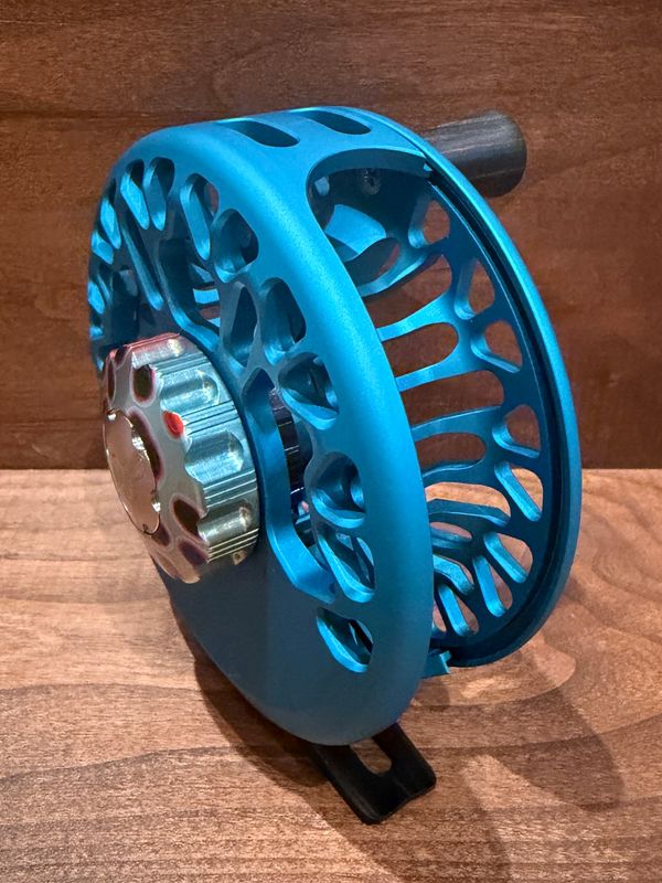 Abel Vaya 4/5 Reel - Satin Teal -Native Brown Drag Knob - Ebony