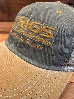 RIGS Logo Old Favorite Trucker Hat Coffee Khaki