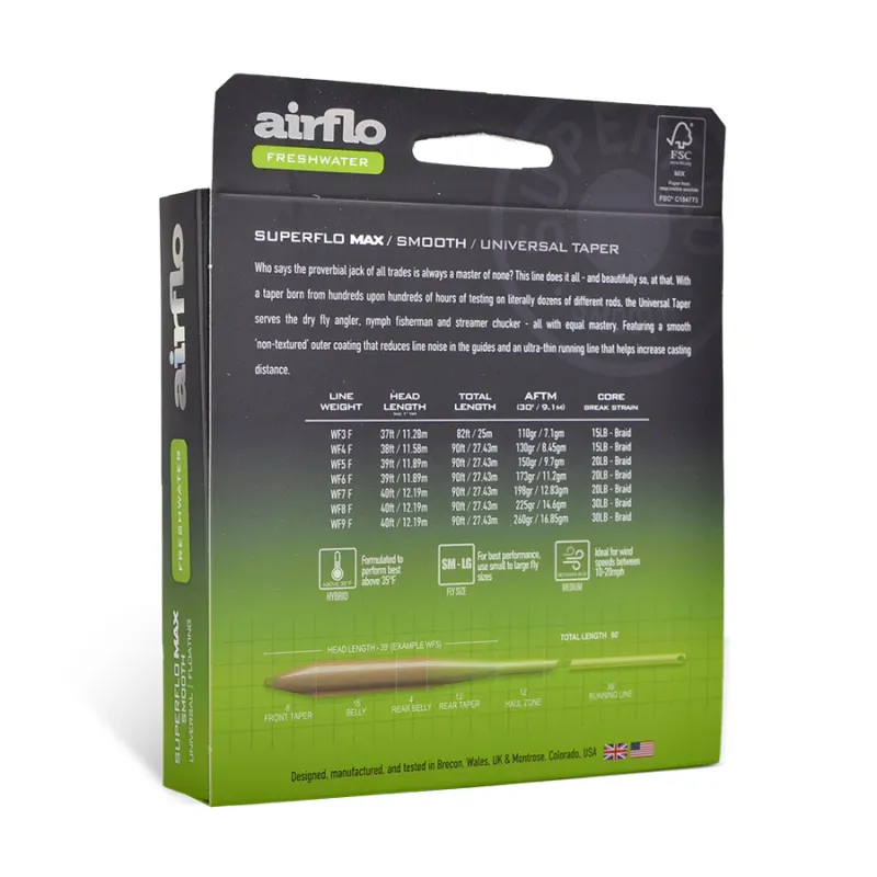 Airflo Superflo Max Fly Line Smooth