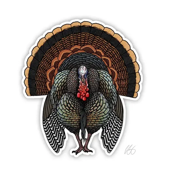 Casey Underwood Bird Decal Gould Turkey
