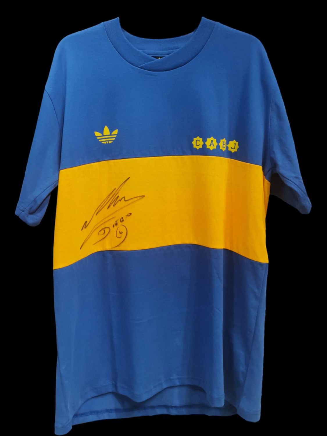 Diego Maradona Boca Juniors Signed Shirt