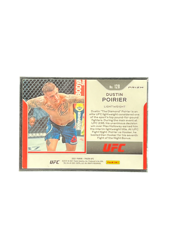 2021 Panini Prizm UFC Dustin Poirier #128
