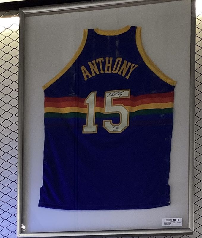 Signed Carmelo Anthony Colorado Jersey 41/100