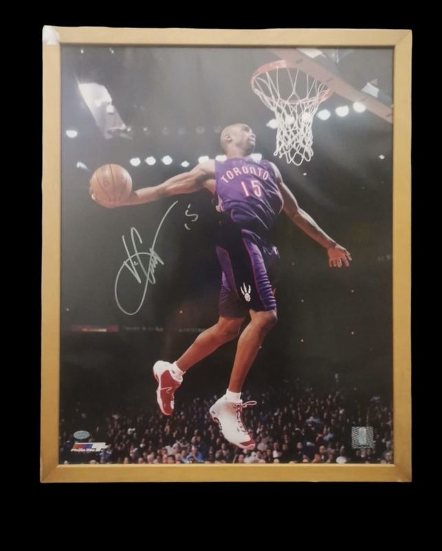 Signed Vince Carter Poster