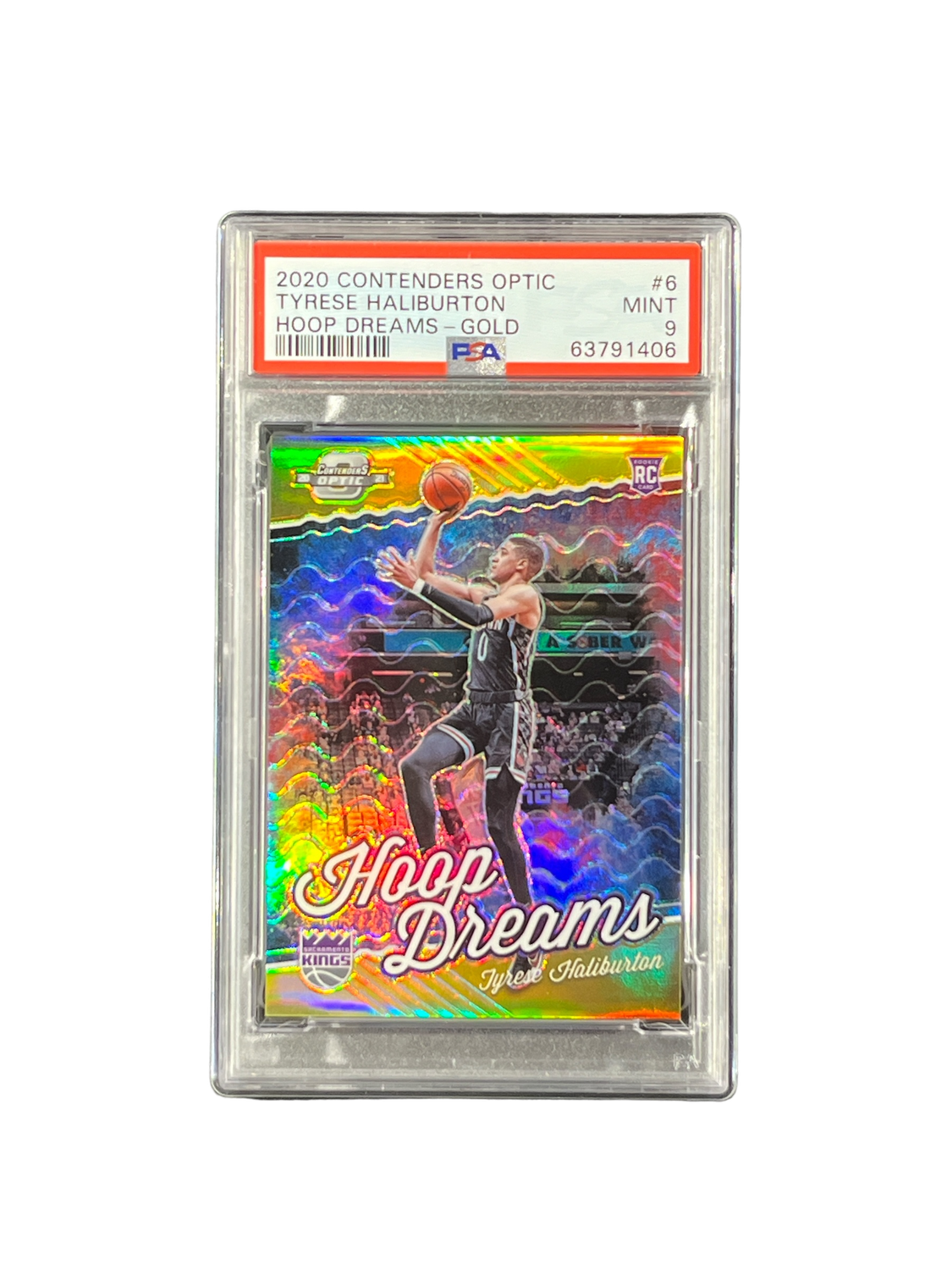 2020 Contenders Optic Tyrese Haliburton Hoop - Dreams Gold