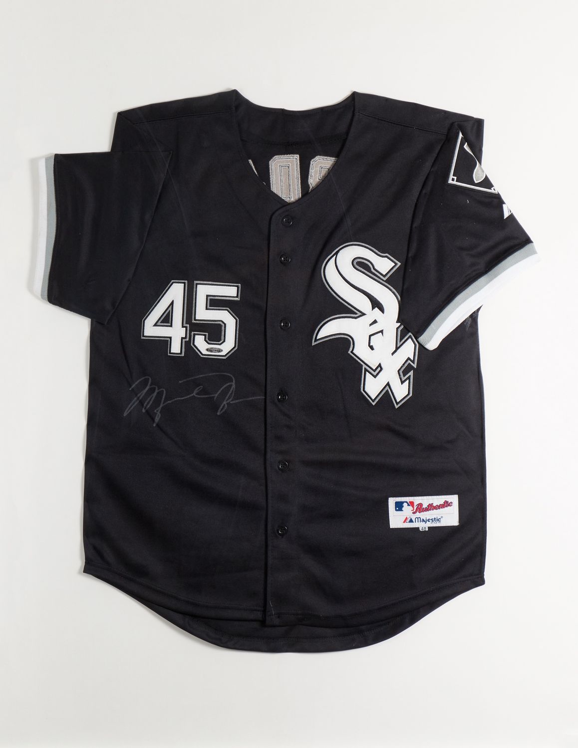 Signed Michael Jordan White Sox Jersey