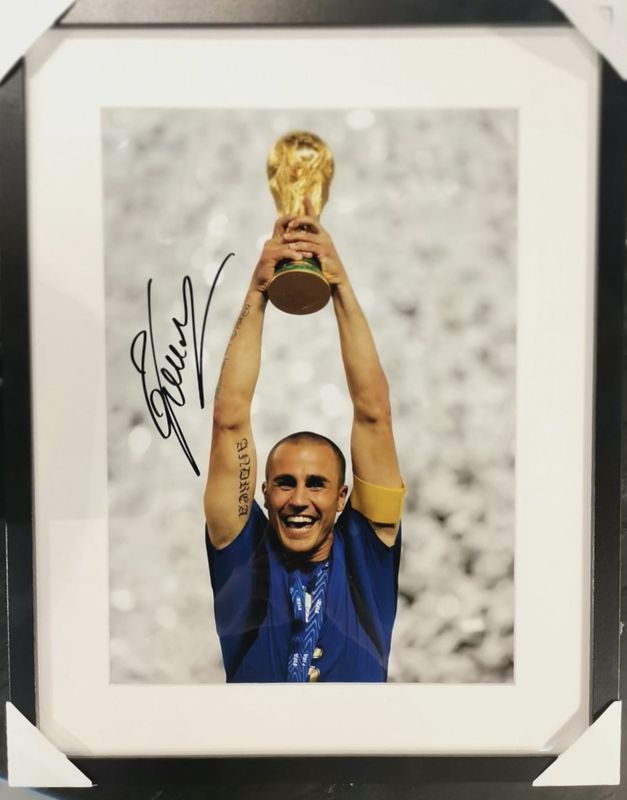 Fabio Cannavaro Signed Photo