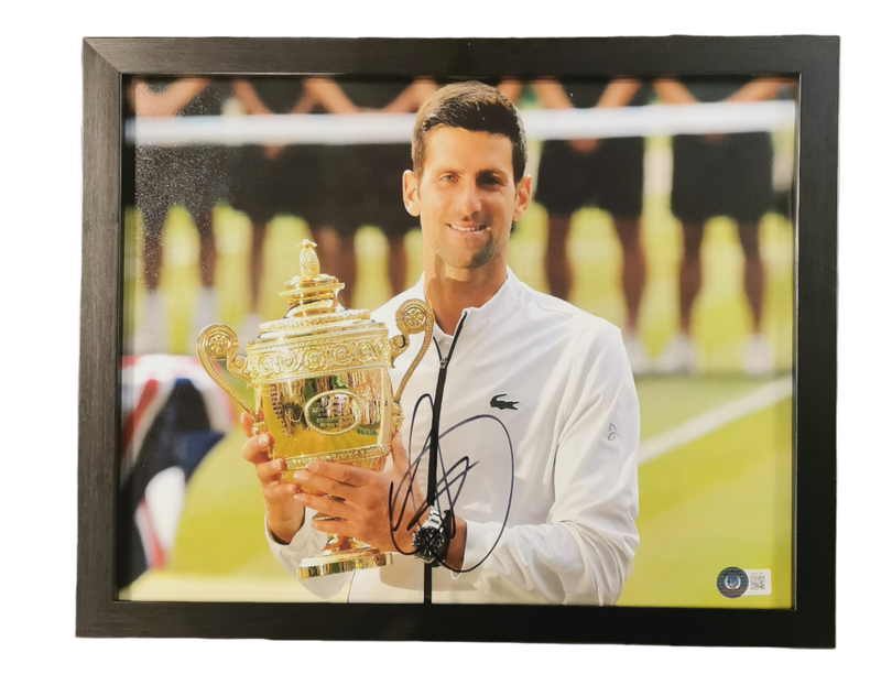 Novak Djokovic Signed Poster