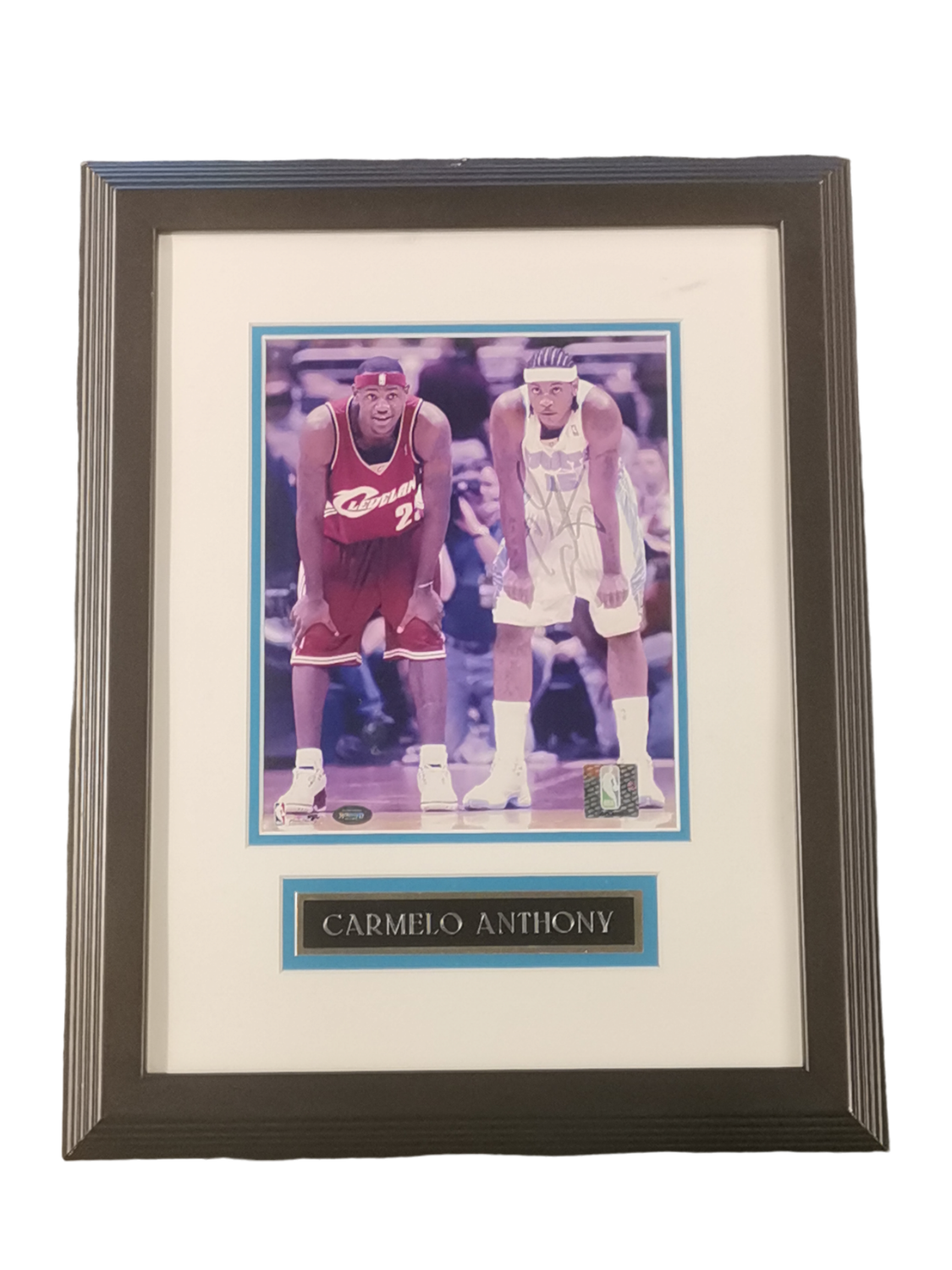 Signed Carmelo Anthony Poster