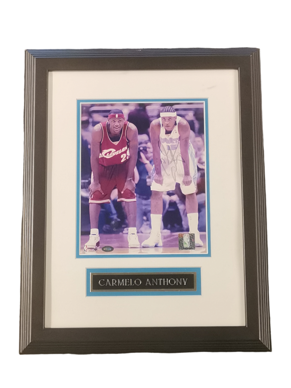 Signed Carmelo Anthony Poster