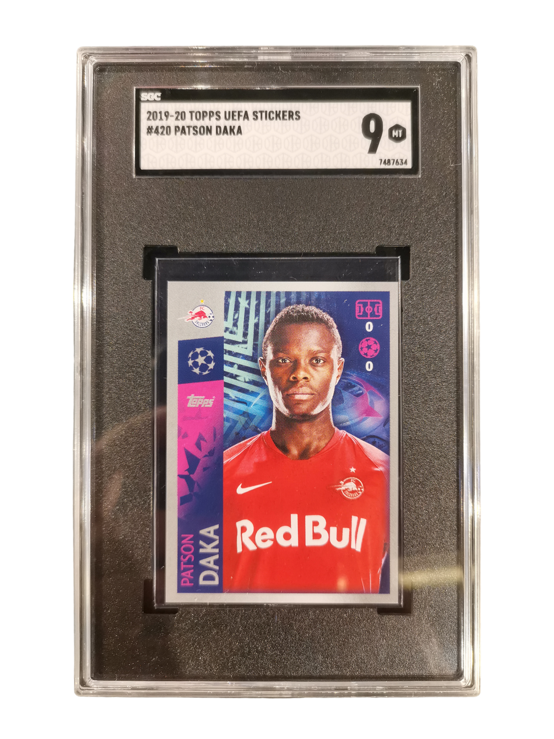 2019-20 Topps UEFA Stickers #420 Patson Daka