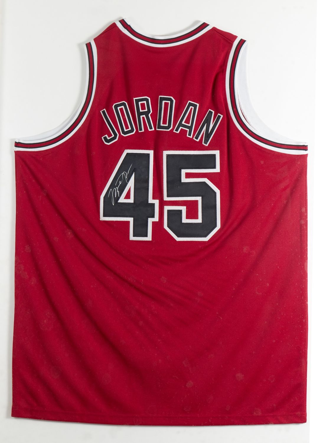 Signed #45 Jordan Bulls Jersey