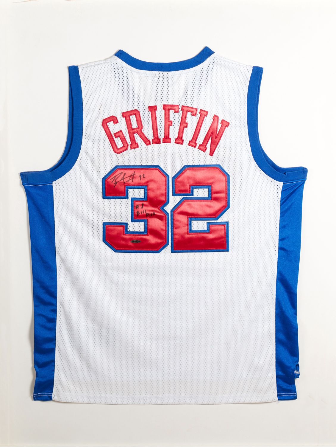 Signed Clippers Blake Griffin Inscribed 1st Draft Pick Jersey
