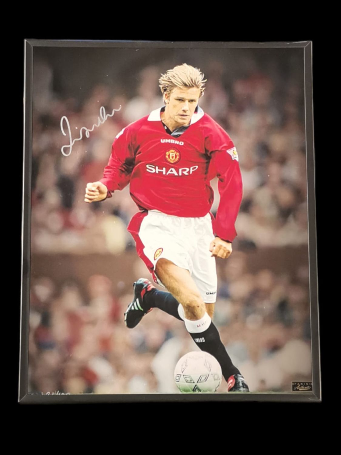 David Beckham signed photo LE (21 out of 100)