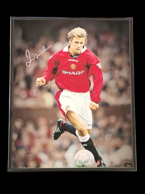David Beckham signed photo LE (21 out of 100)