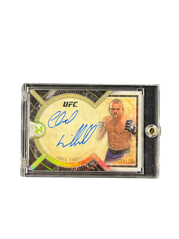 Topps UFC Chuck Liddell #MA-CL Auto 12/25
