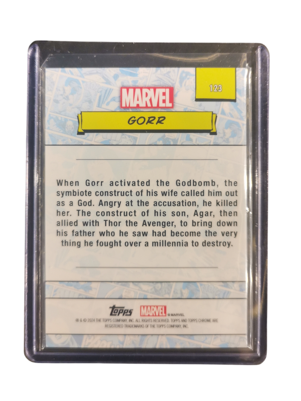 2023 Topps Chrome Marvel Gorr #123