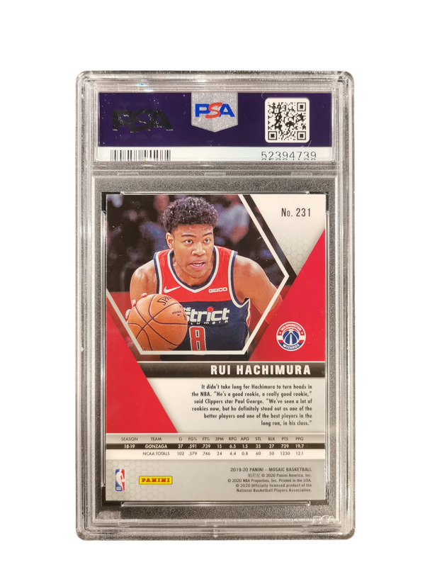 2019  Panini Mosaic Rui Hachimura #231