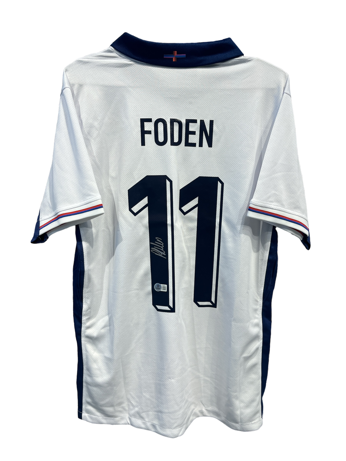 Phil Foden Signed England Nike Home Stadium 2024 Jersey
