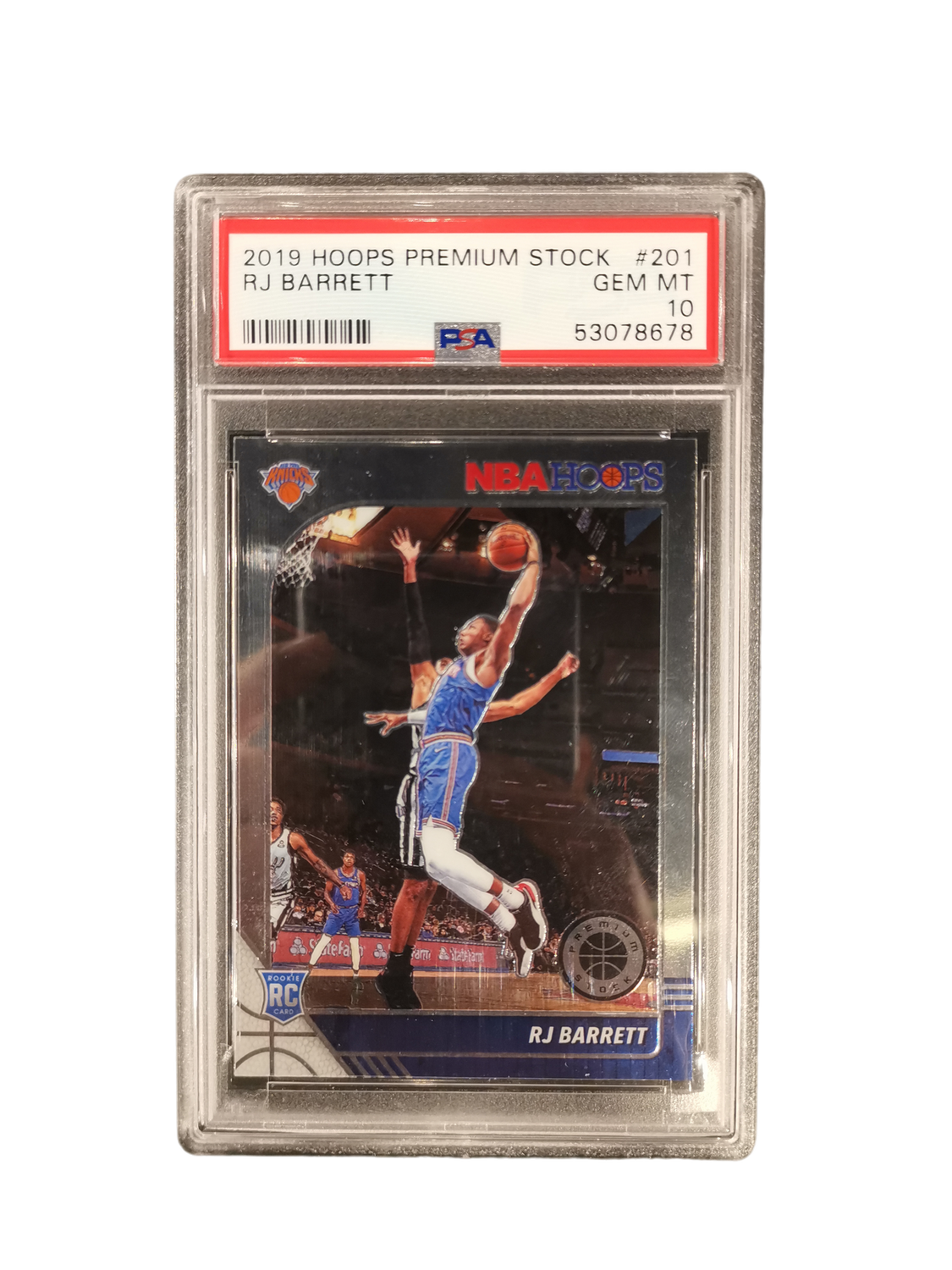 2019 Hoops Premium Stock RJ Barrett #201