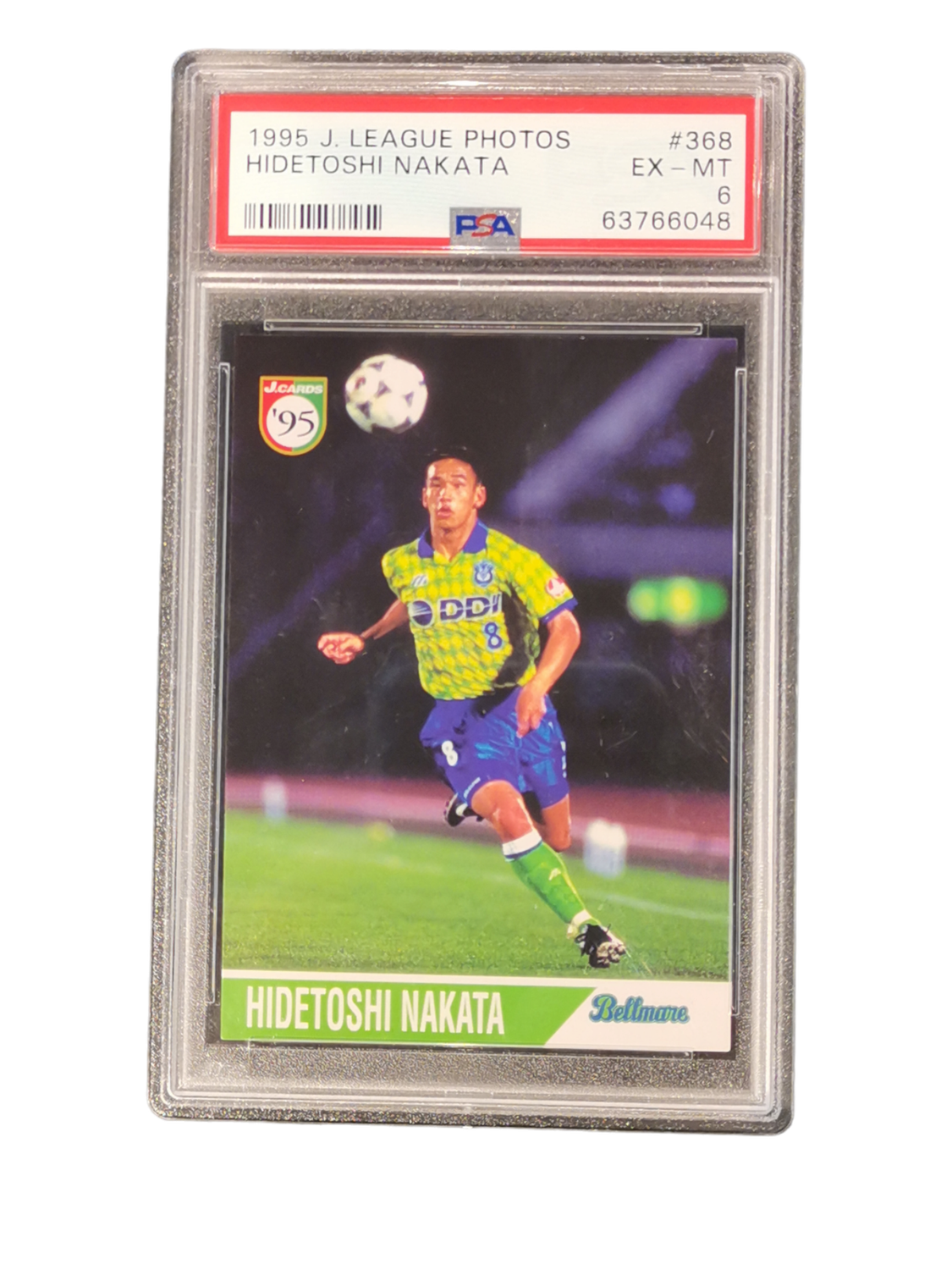1995 J.League Photos Hidetoshi Nakata #368 PSA 6