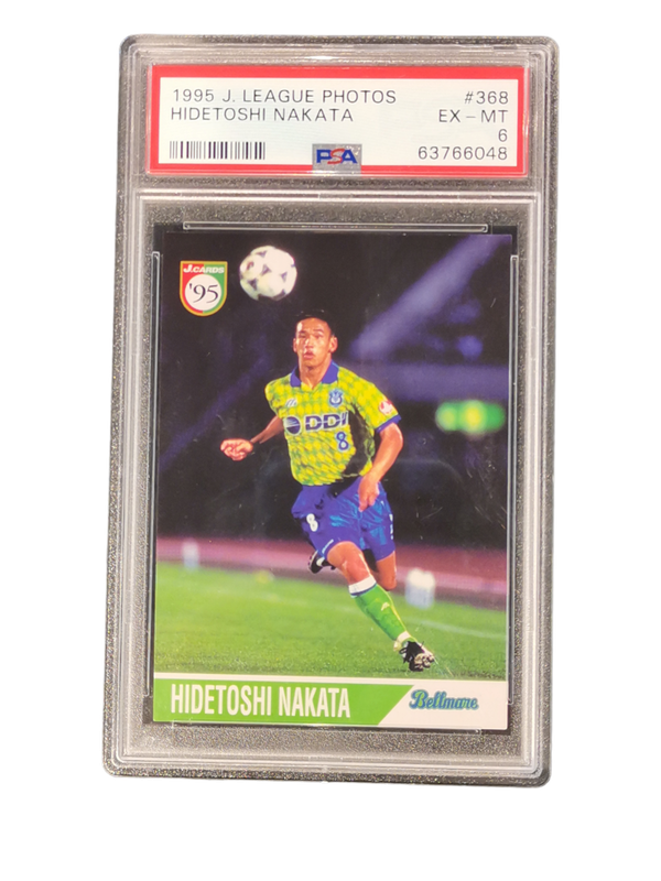 1995 J.League Photos Hidetoshi Nakata #368 PSA 6
