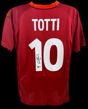 Francesco Totti Signed Roma Jersey #10