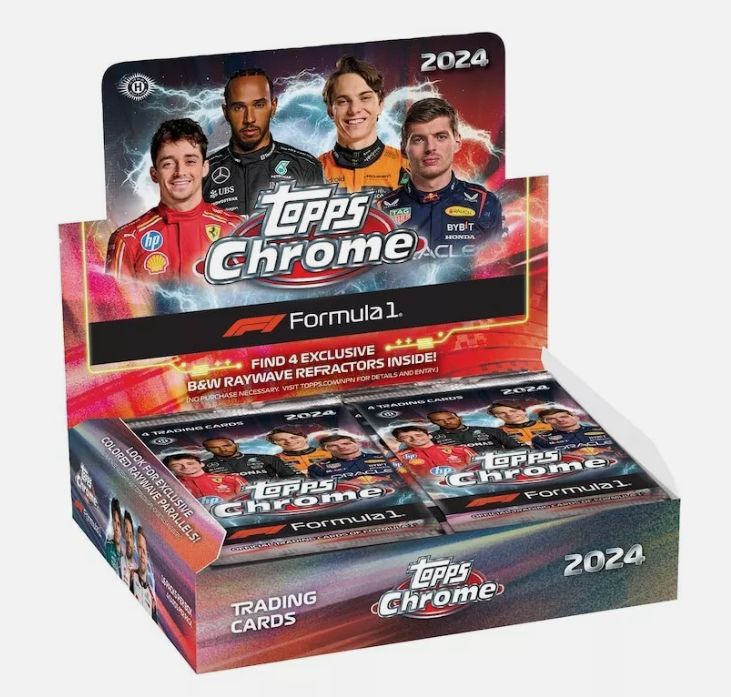 2024 Topps Chrome F1 Formula 1 Qualifying Lap Hobby Box