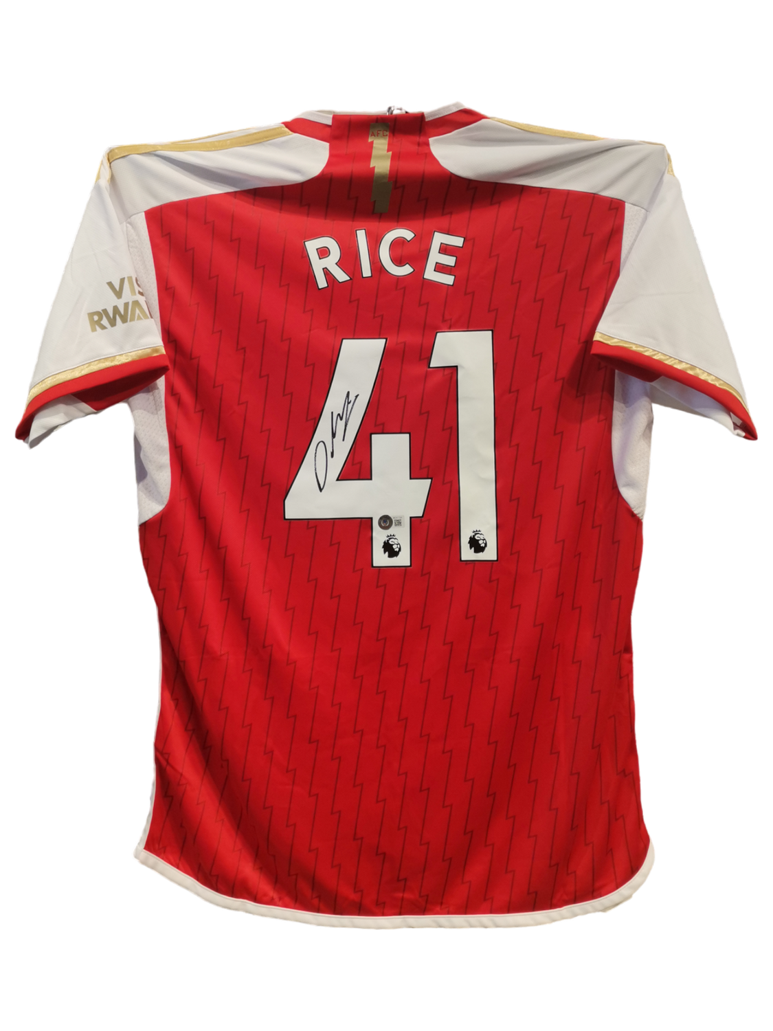 Declan Rice Signed Arsenal Jersey