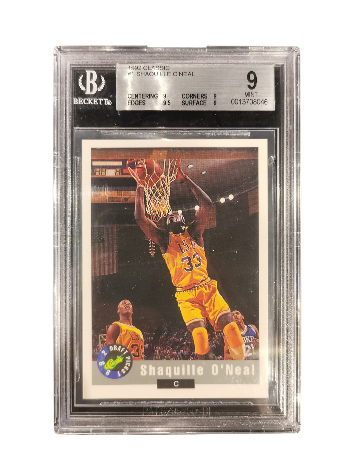 1992 Classic #1 Shaquille O&#39;Neal