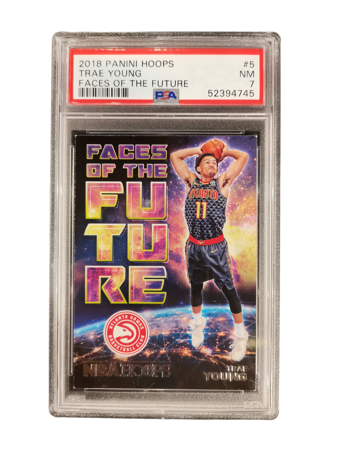 2018 Panini Hoops Trae Young Faces of the Future #5