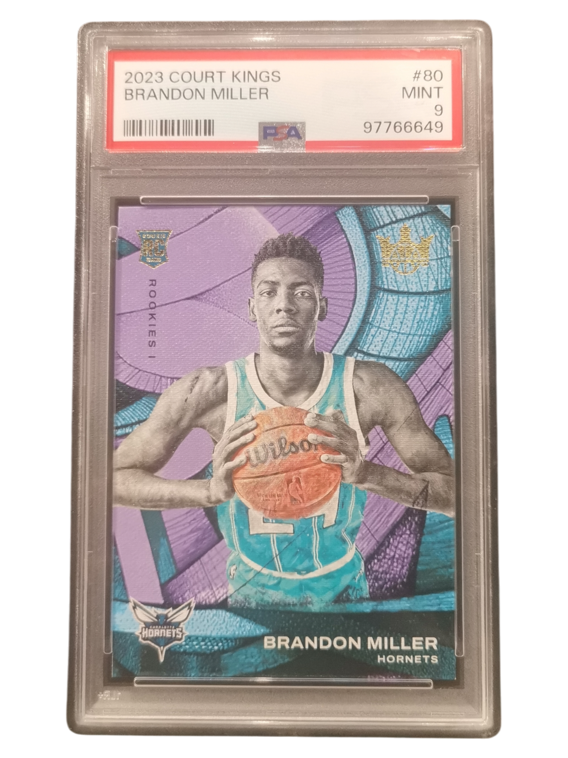 2023 Court Kings Brandon Miller #80 PSA 9